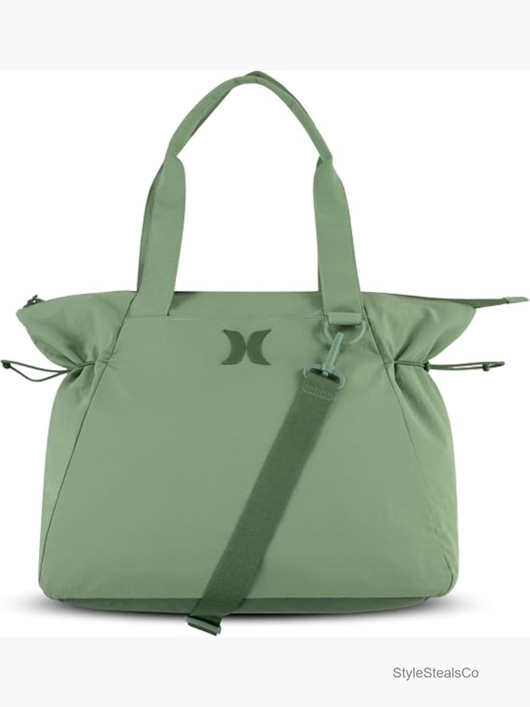 Nylon Tote Bag With Pockets - Water Resistant Shopper